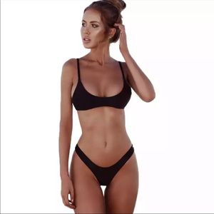 New Super Cute Black Brazilian Cut Bikini